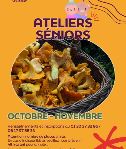 Ateliers Seniors / Octobre - Novembre