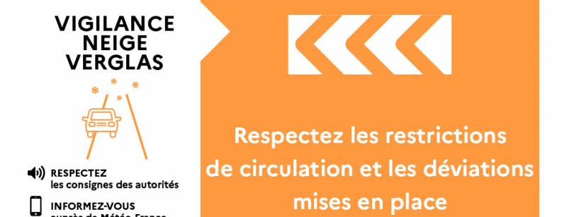 Vigilance orange : neige et verglas