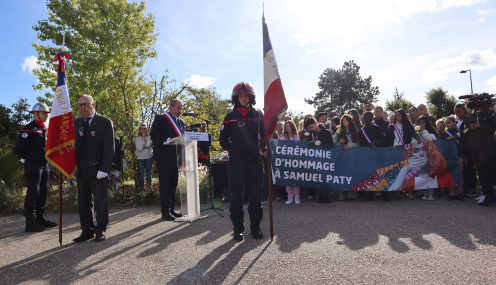 Hommage à Samuel Paty 