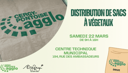 Distribution de sacs à végétaux