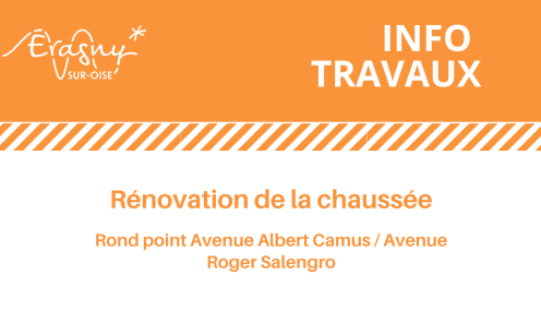 Info travaux - Avenue Albert Camus