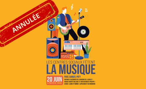 Fête de la Musique des centres sociaux - ANNULÉ