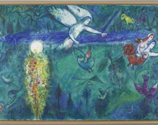 Marc Chagall - Adam et Eve chassés du Paradis
