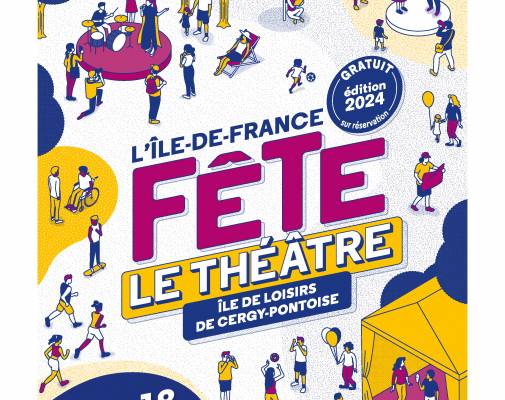 Affiche l'Ile de France fête le théâtre
