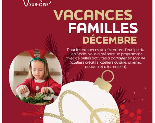 Vacances familles décembre 2024