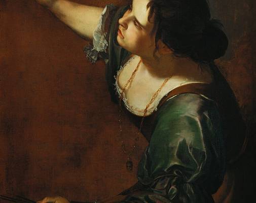 Self-portrait as the Allegory of Painting (La Pittura) - Artemisia Gentileschi