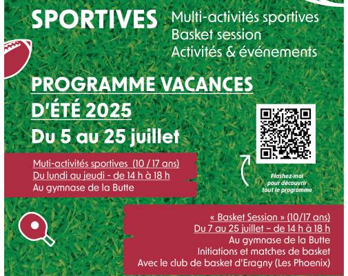 Ateliers Sport juillet 2025