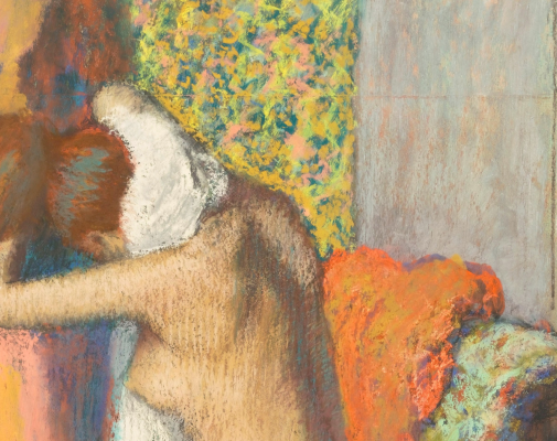 Edgar Degas - Après le bain, femme s'essuyant 
