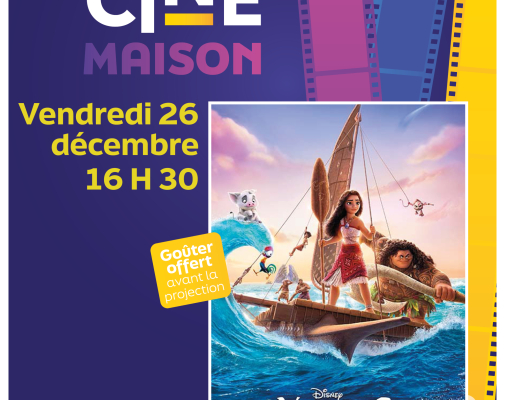 Ciné maison Vaiana 2
