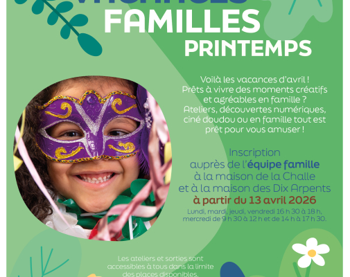 Vacances famille avril 2026