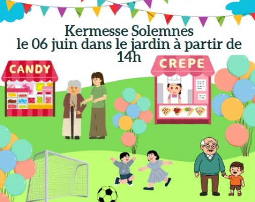 Kermesse Maison de Solemnes 2026
