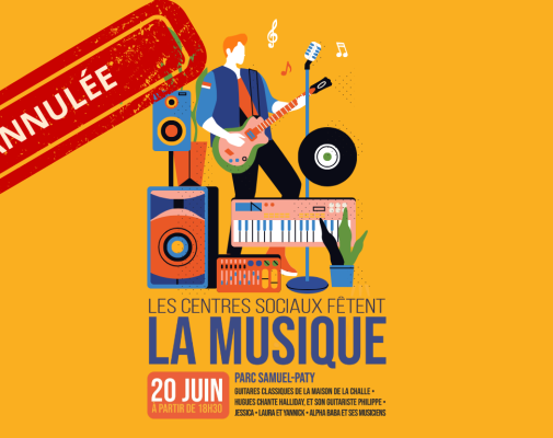 Fête de la Musique des centres sociaux - ANNULÉ