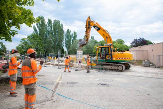 Travaux de réhabilitation du Gymnase de la Cavée