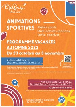 Animations sport octobre