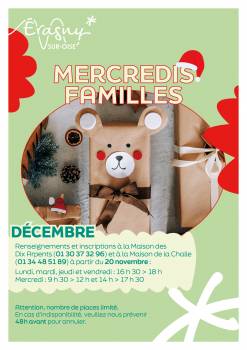 Mercredis famille décembre