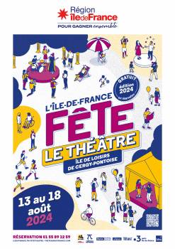 Affiche l'Ile de France fête le théâtre