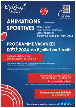 Programme sportif juillet 2024