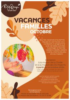 Vacances familles octobre