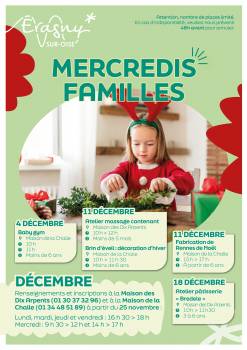 Mercredis famille décembre