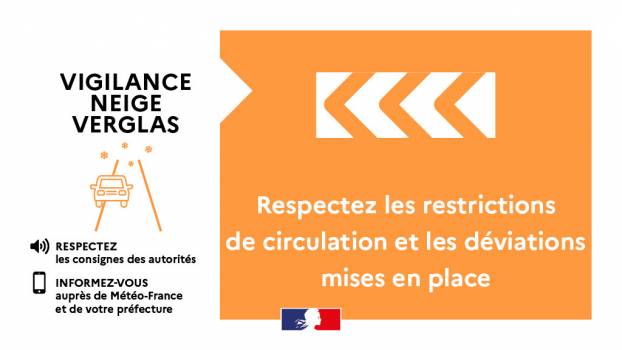 Vigilance orange : neige et verglas