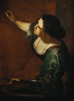 Self-portrait as the Allegory of Painting (La Pittura) - Artemisia Gentileschi