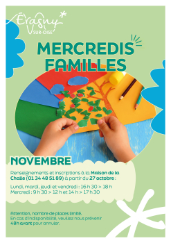 Mercredis famille novembre