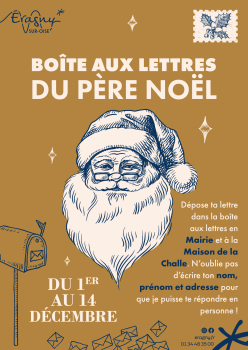 Boîte aux lettres du Père Noël 2025