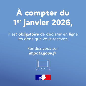 Déclaration dons en ligne