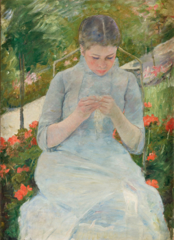 Jeune fille au jardin - Mary Cassatt