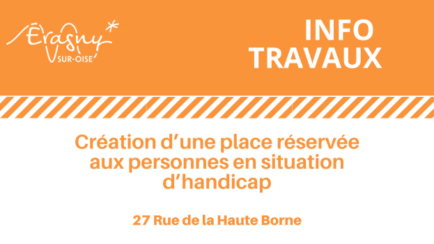 Infos travaux - Rue de la Haute Borne