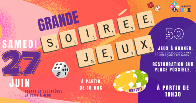 Soirée jeux ludothèque