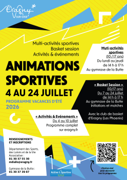 Vacances sportives été 2026