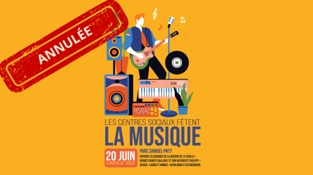 Fête de la Musique des centres sociaux - ANNULÉ