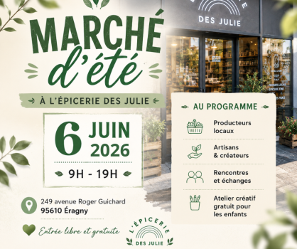 Marché d'été Épicerie des Julie 2026