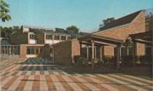 Le dallage de la cour de l'école