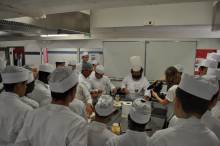 Cours de cuisine au Lycée Escoffier