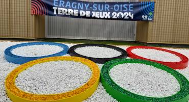 Anneaux olympiques - Quinzaine de l'Olympisme à Eragny